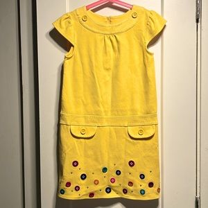 Gymboree Girls EUC cap-sleeve whimsical button dress